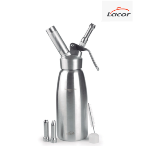 Sifão Inox 1.0 L Epicure Espumas +5/+70ºc  Lacor            