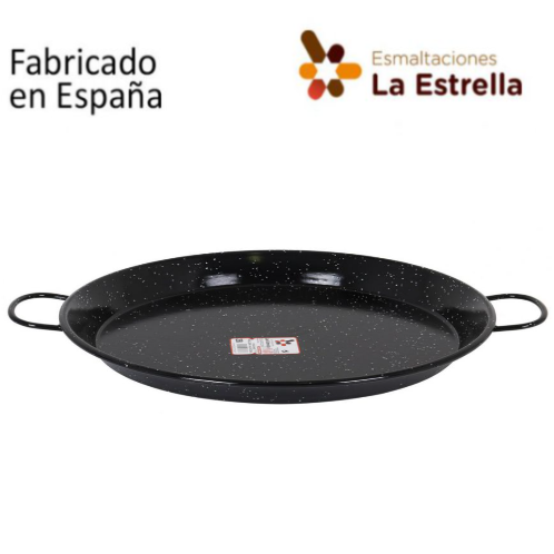 Paelhera Valenciana 38Cm 8 Doses Esmaltada La Estrella      
