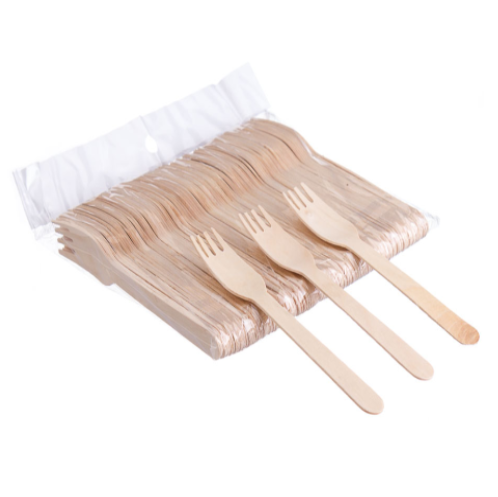 Garfo Mesa Madeira 18,5Cm Pack 100                          