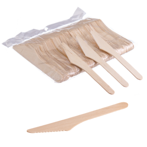 Faca Mesa Madeira 19,5Cm Pack 100                           