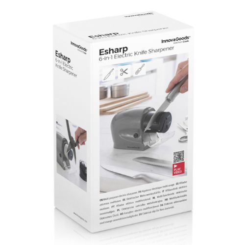 Afiador Eletrico Multi 6 Em 1 Esharp V0103410 Innovagoods   