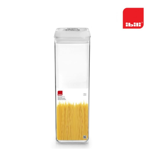 Frasco Plastico Hermetico 1,9Lt  9X9X30Cm   Ibili           