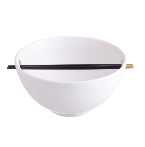 Saladeira Oriental Porcelana C/Paus 95Cl Ø21X9Cm T050333    