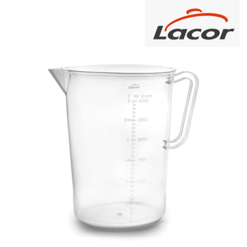 Jarro Medidor Pro 3Lt 17X23,5Cm Polypropileno Bpa Free Lacor