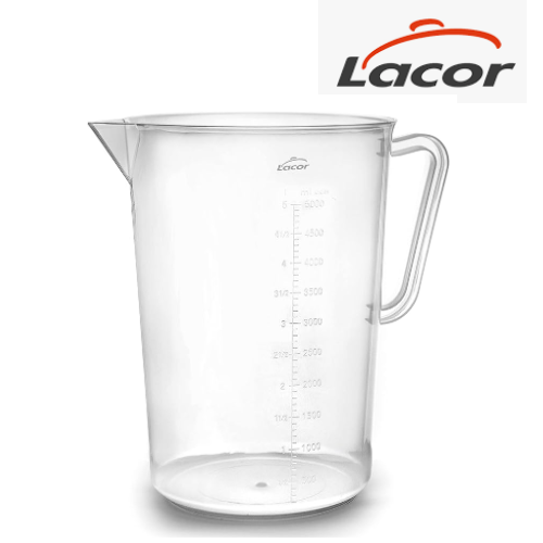 Jarro Medidor Pro 5Lt 20X27,5Cm Polypropileno Bpa Free Lacor