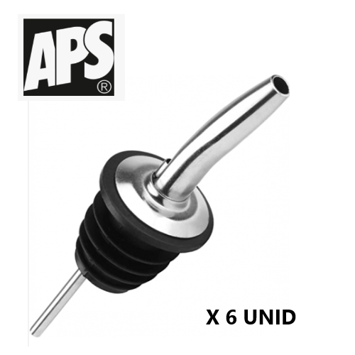 Vertedor Continuo Conico Inox Pack De 6 Unid. Aps           