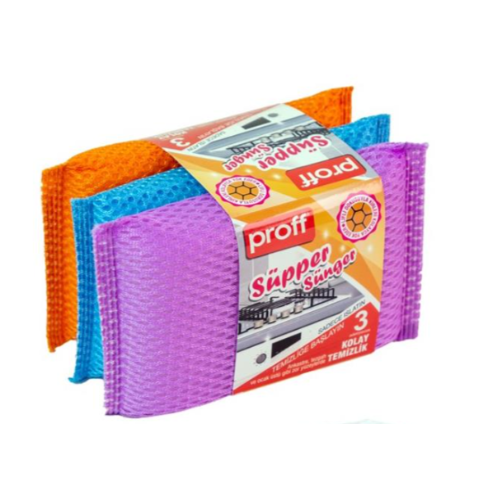 Esponja Para Louça 3 Pcs 2601509                            