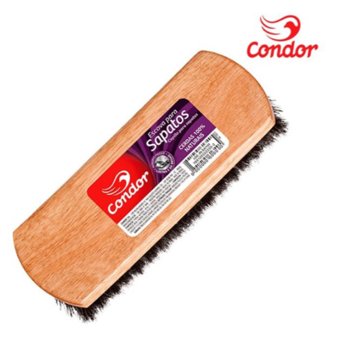 Escova Para Sapatos Cerdas 100% Naturais Condor             