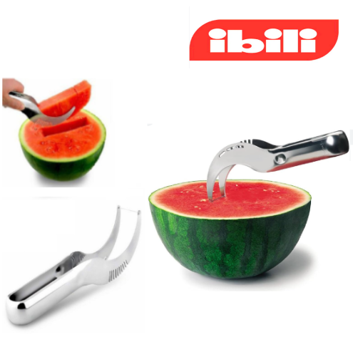Cortador E Pinça De Servir Inox Para Melancia 21,5Cm Ibili  