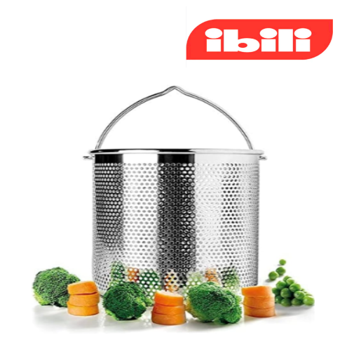 Cesto Inox Perfurado C/Asa Para Panela 16X16Cm Ibili        