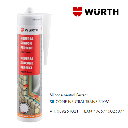 Silicone Neutral Perfect Tranp 310Ml Wurth                  