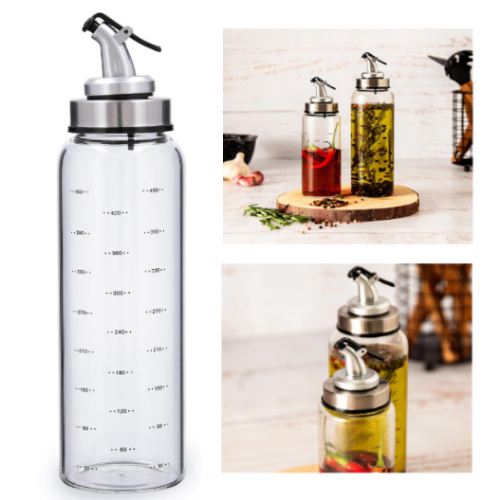 Frasco Para Molhos Boro 0,5Lt Ebano Rts Qd                  