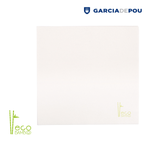 Guardanapos Eco-Bambú Branco 45X45Cm 50 Unid.               