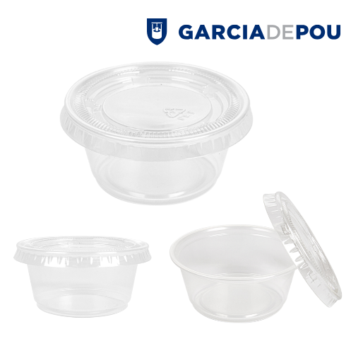 50 Taças 60 Ml+50 Tampas Transparente. Ø 6,2X3,2Cm Pp       