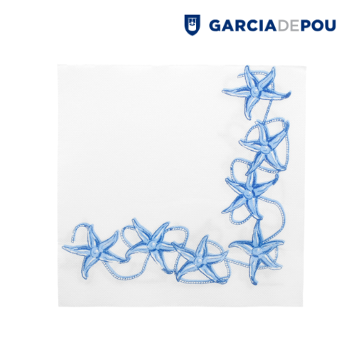 Guardanapo Antibes 40X40Cm Branco Tissue 50 Unid.           