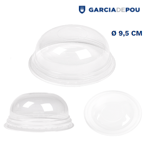 Tampas Altas Sem Orifício Ø 9,5Cm 50 Unid. Garcia           