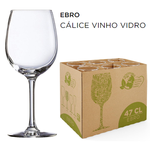 Pack De 6 Calices 47Cl Ebro 8X22Cm Ta6 Arcoroc              