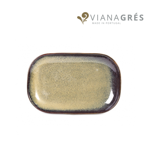 Travessa Organic Castanha Retangular 25X17Cm Vianagres      