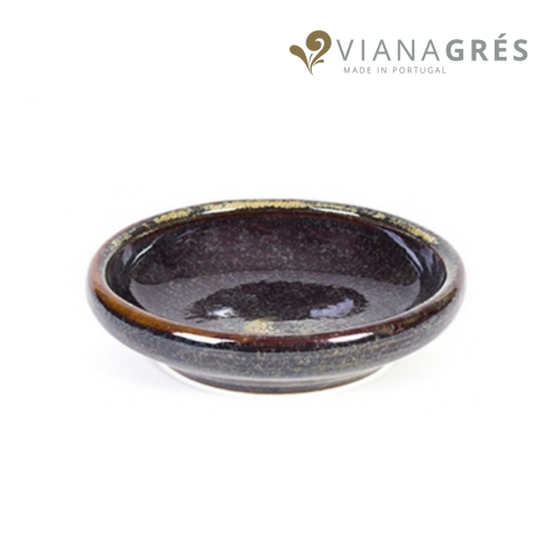 Taça Redonda Grês Organic Castanho 14,5X4Cm Vianagres       