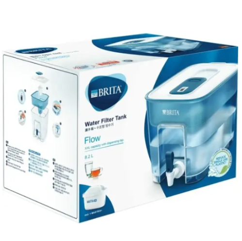 Deposito 1051126 Flow Azul 8,2Lt C/Filtro Maxtra-Pro Brita  