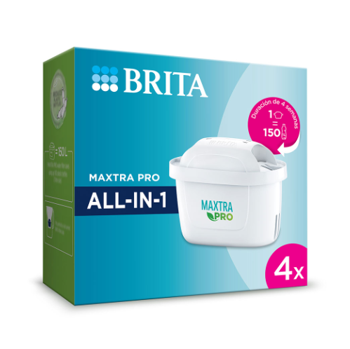 Pack 4 Maxtra Pro All-In-1-4 Meses 1050811 Brita            