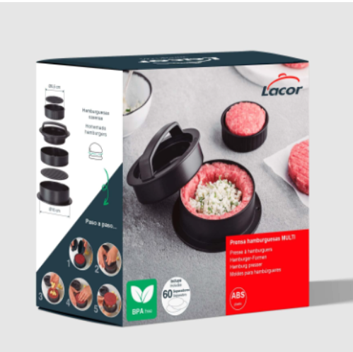 Formadora Para Hamburguer Abs 10Cm Lacor                    