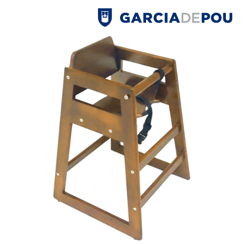 Cadeira Alta Para Criança 51X51X74Cm Castanha               