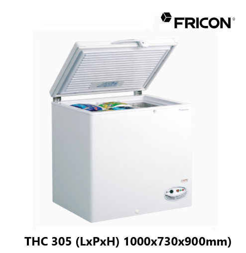Arca Congeladora Thc 305 293Lts 1000X730X900Mm Fricon       