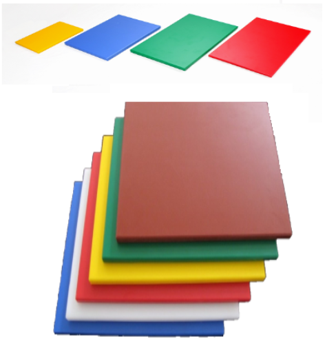 Placa De Corte Polietileno 500X300X20Mm C/Pes Vermelha      