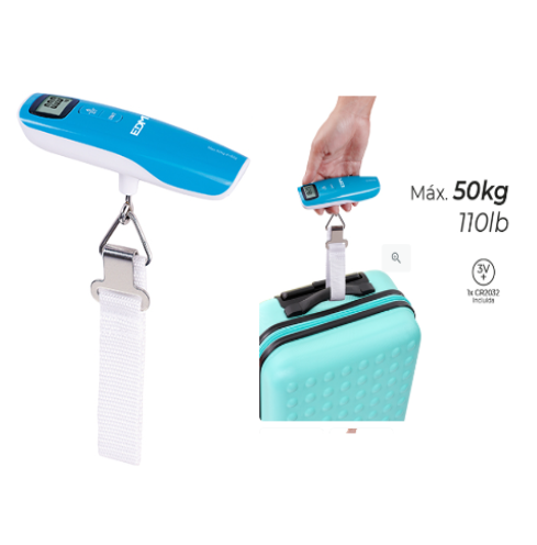 Balança De Viagem Para Bagagem  Máxima 50Kg Edm             