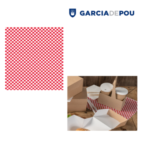 Papel Anti-Gordura Fitipaldi 28X34Cm Encarnado 1000 Unid    