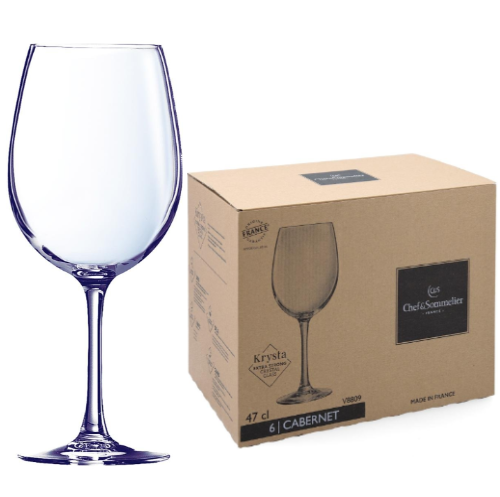 Caixa 6 Çalices  47Cl  Tulip  Cabernet Chef &amp; Sommelier     