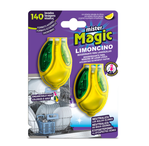 Desodorizante Máquina Loiça Mr.Magic Limão                  