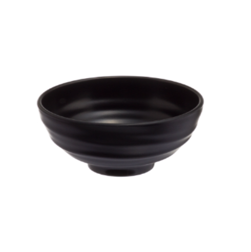 Tigela Red. Melamina Preto  Mate 16,5X8,5Cm 80Cl            