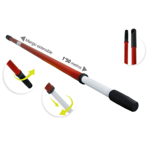 Cabo Metálico Extensível 86-150Cm Rosca Ø22Mm               