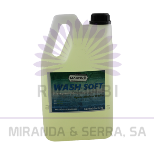 Detergente Maquina Lavar Aguas Macias 6Kg (Wash Soft)       