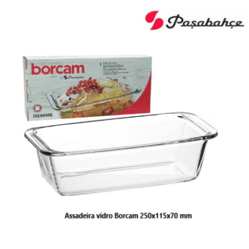 Assadeira Vidro Borcam 250X115X70Mm  59884  Borcam          