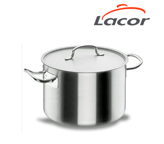 Panela Baixa C/Tampa 40X32Cm 40Lts Chef Classic Inox Lacor  