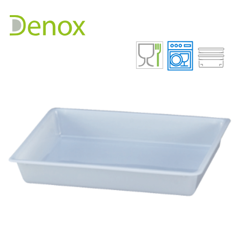 Tabuleiro Alimentar Branco 12Lt 535X385X85Mm Denox          