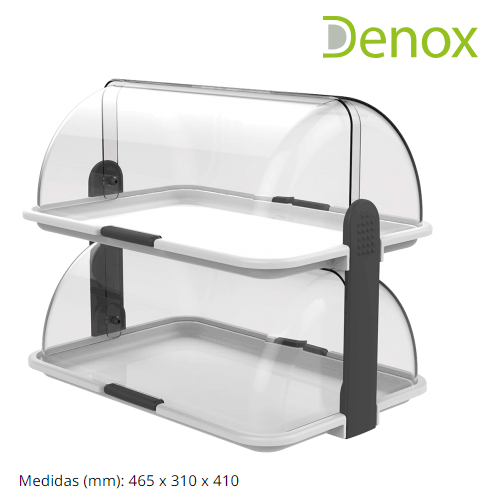 Expositor Premier Duplo Branco 465X310X410Mm Denox          