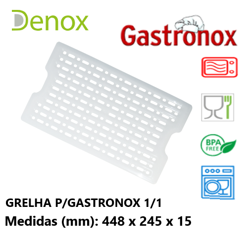 Grelha Perfurada Para Caixa Hermetica 1/1 Denox             