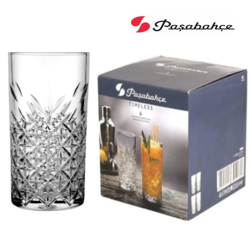 Timeless Copo Long Drink 45Cl Ø7,75X16,1Cm Pack 4 Pasabahce 