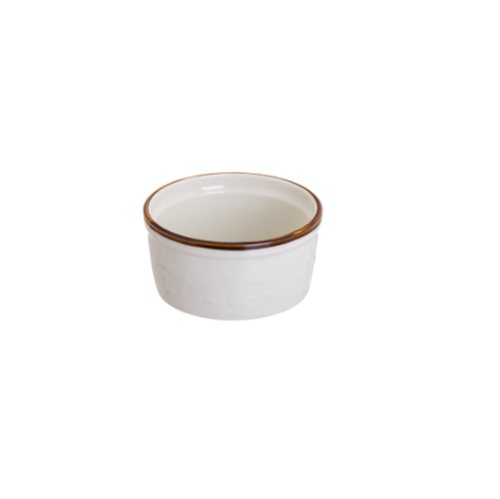 Ramequim Porcelana Canela 4Cl Ø6X3,2Cm                      