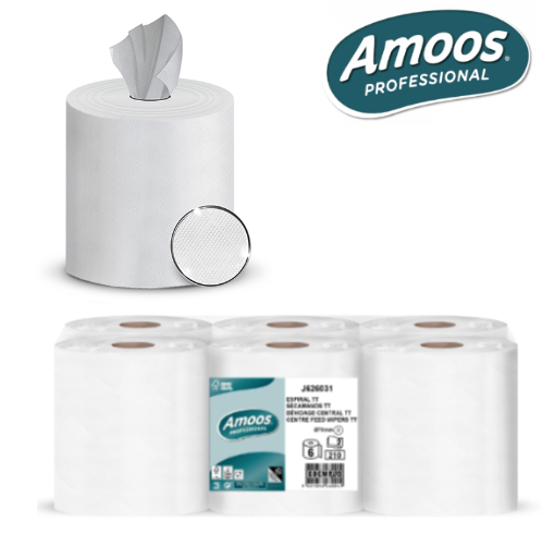Bobine Seca Mãos Chaminé 2Fls 210Serv. P6 Amoos             