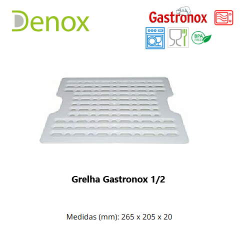 Grelha Perfurada Para Caixa Hermetica 1/2 Denox             
