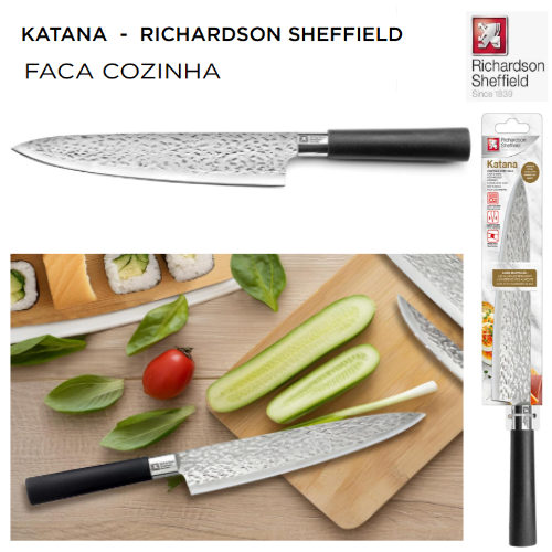 Faca De Cozinha 20.5Cm Linha Katana Richardson Sheffield    