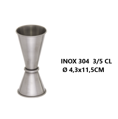 Medidor Neo Inox-304 3/5Cl Ø4,3X11,5Cm                      