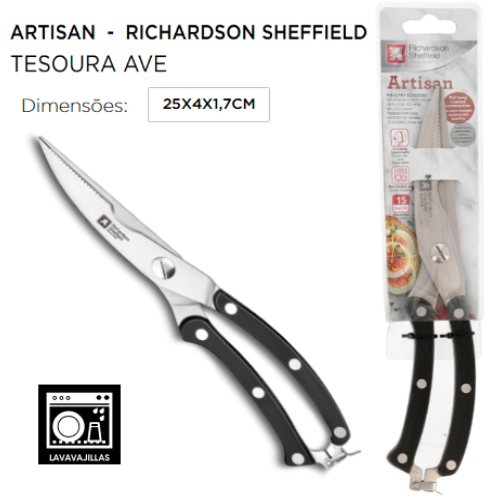 Tesoura Para Aves Artisan 25Cm  Richardson Sheffield        