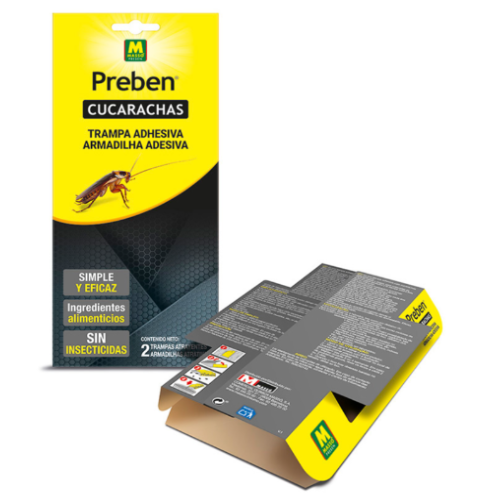 Armadilha Adesiva Para Baratas 5Un Preben 231074 Massó      