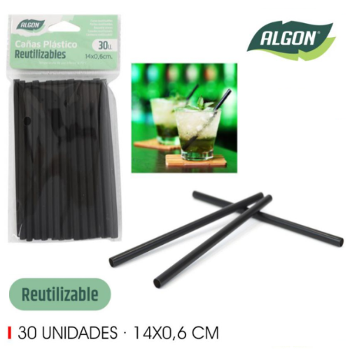 Palinha Plastica Reutilizavel 14X0.6Cm Pack 30 Unid. Algon  